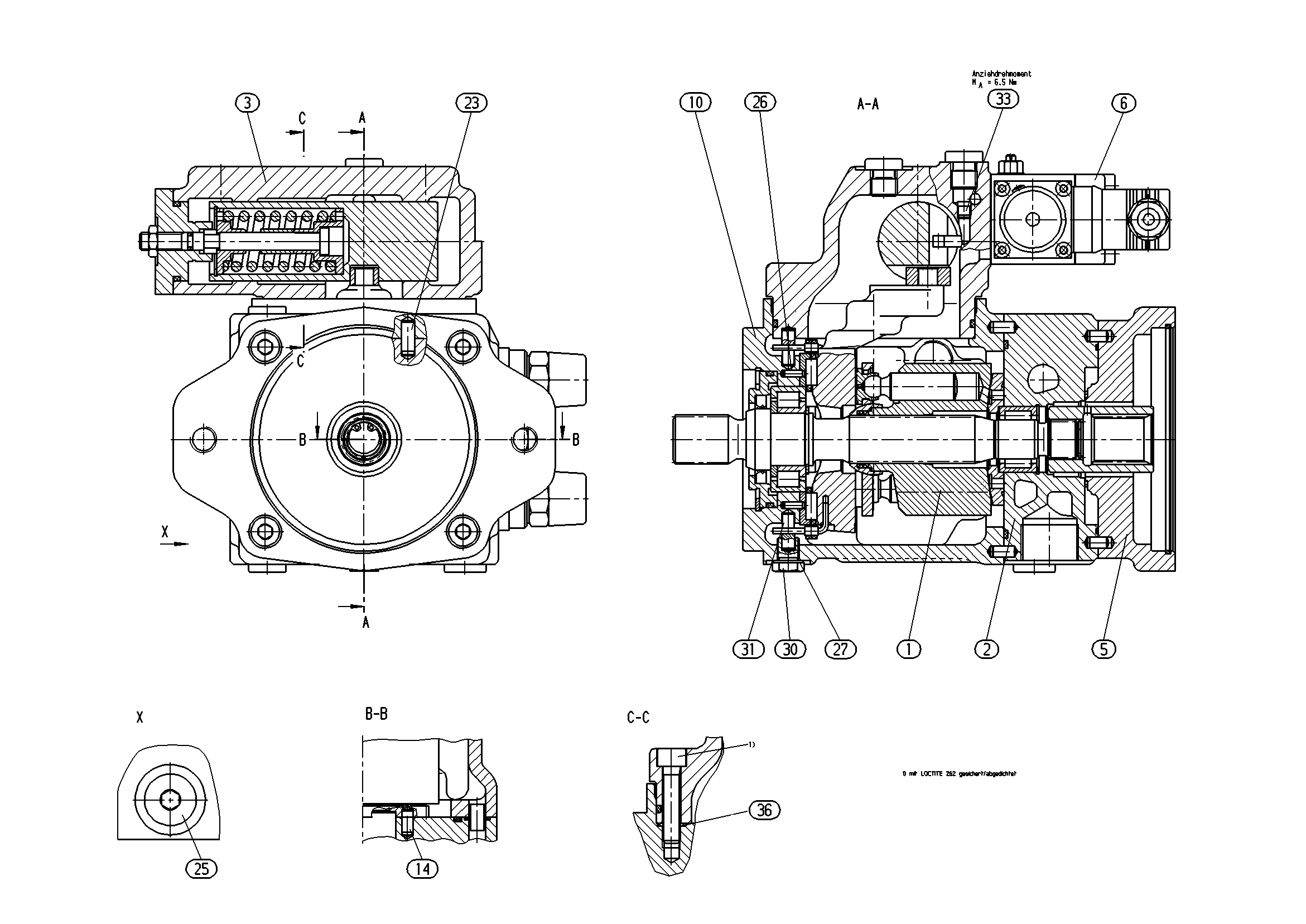 A11VG12EP11/11L-NSC16K021E — Zeichnung