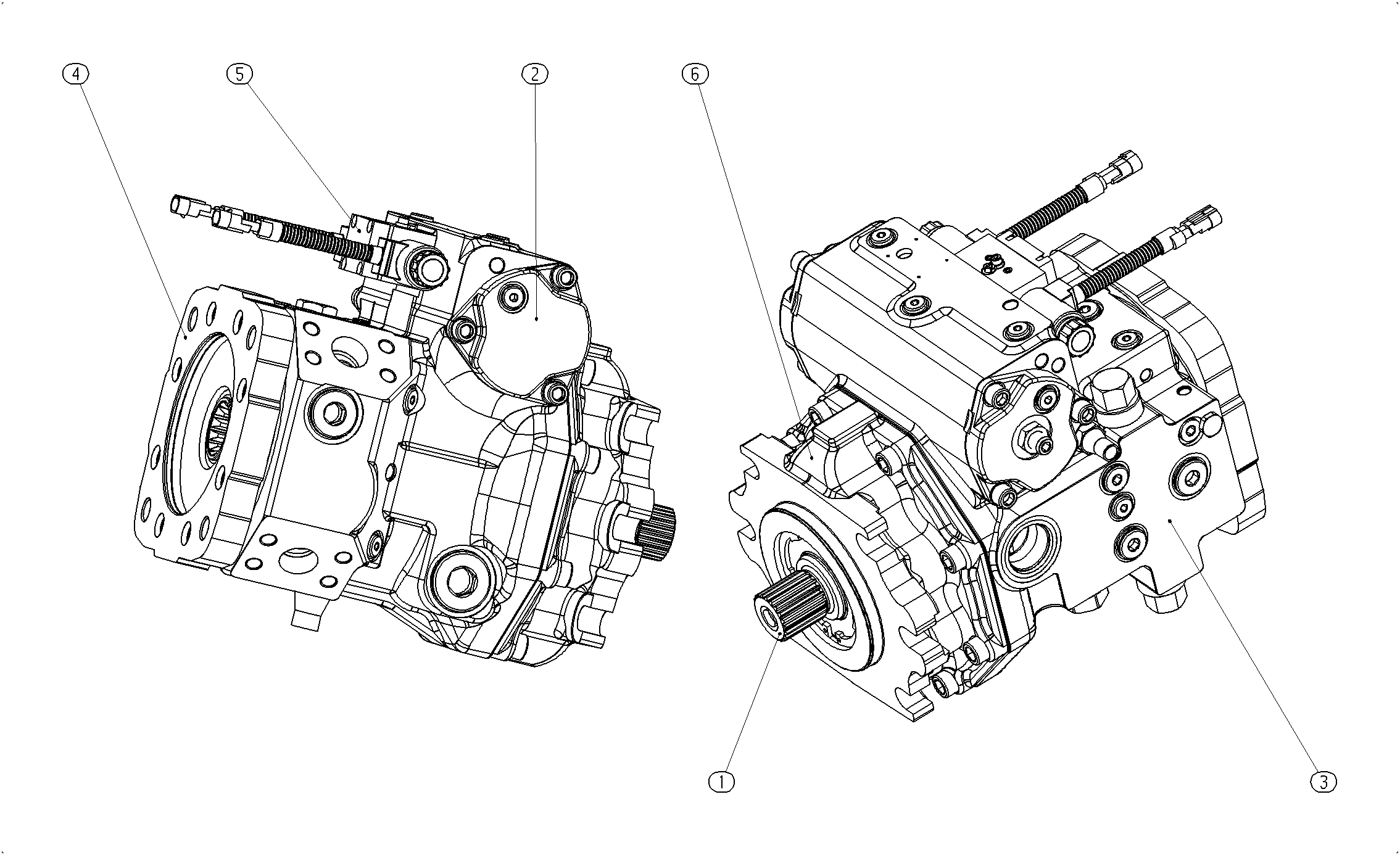 A4VG145EP2DX0T0/40MLND6A11FD4T1AS00-S — Zeichnung