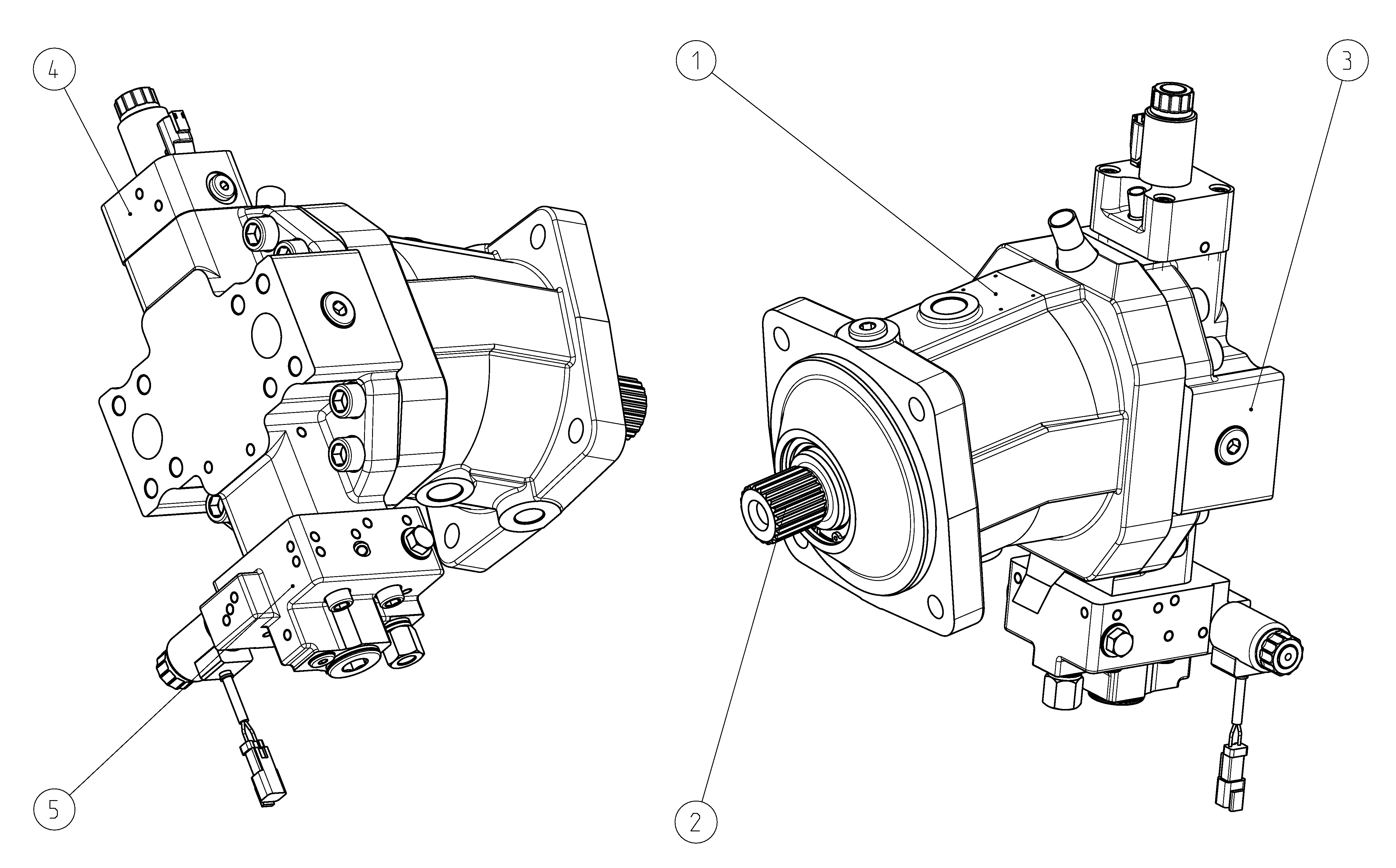 A6VM140EP2/63W-VZB01X0PB-S — Zeichnung
