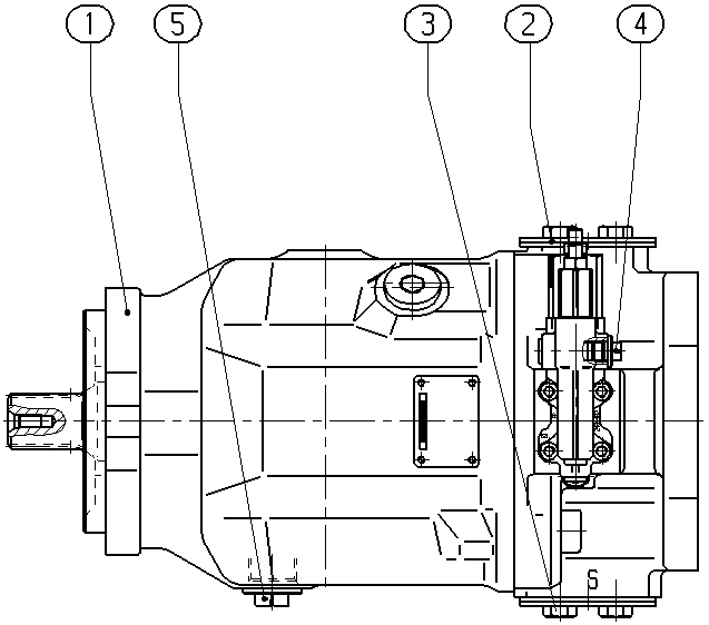 AL A10V O100 DFR1/31R-VWC62K68 -S1322 — Zeichnung