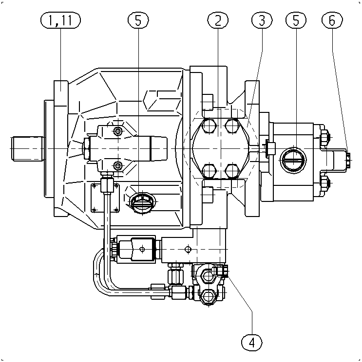 APA10VO74DFLR/31R-VSC12H00-S1337 — Zeichnung