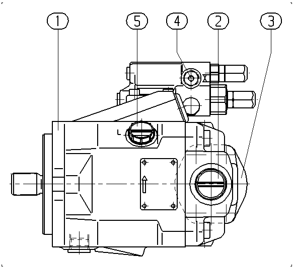 ALA10VO28DFR1/52L-VSC73N00-S1608 — Zeichnung
