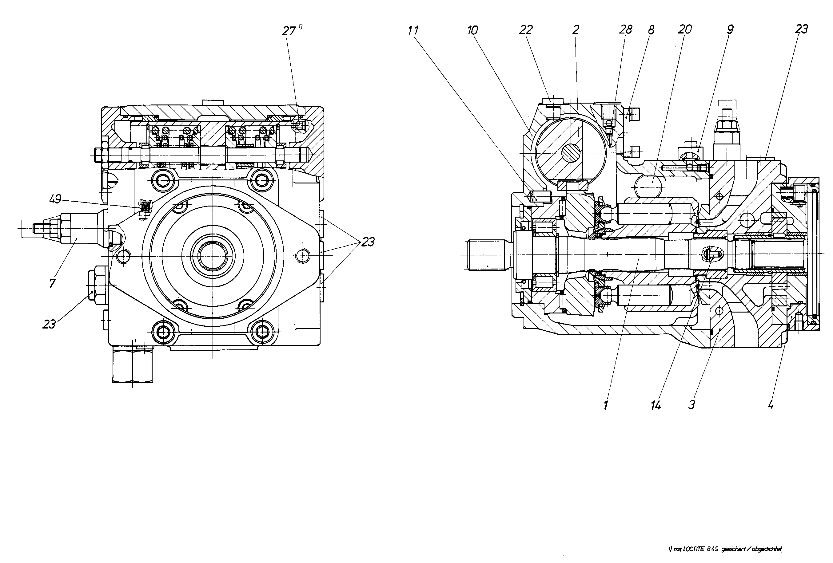 AXIAL-PISTON PUMP — Zeichnung