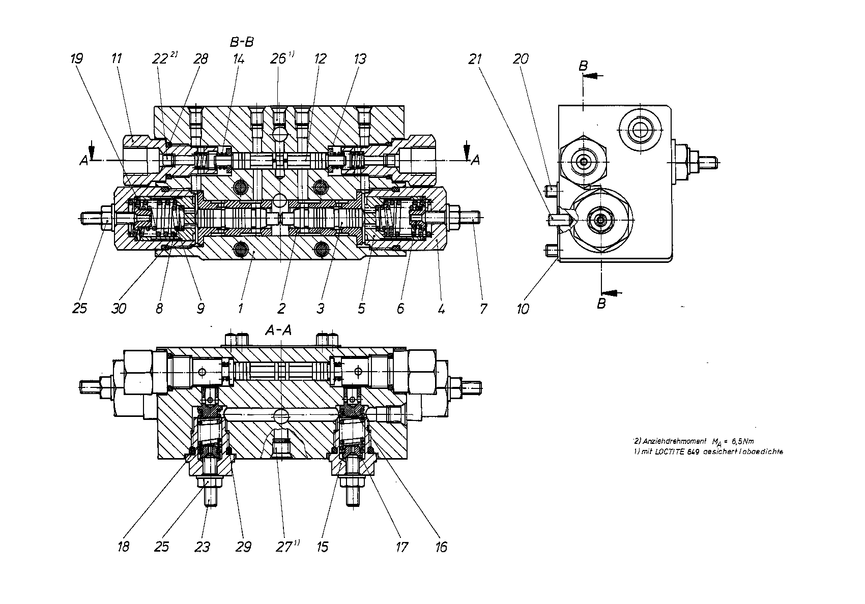 TORQUE-PRESSURE CONTROL VALVE — Zeichnung