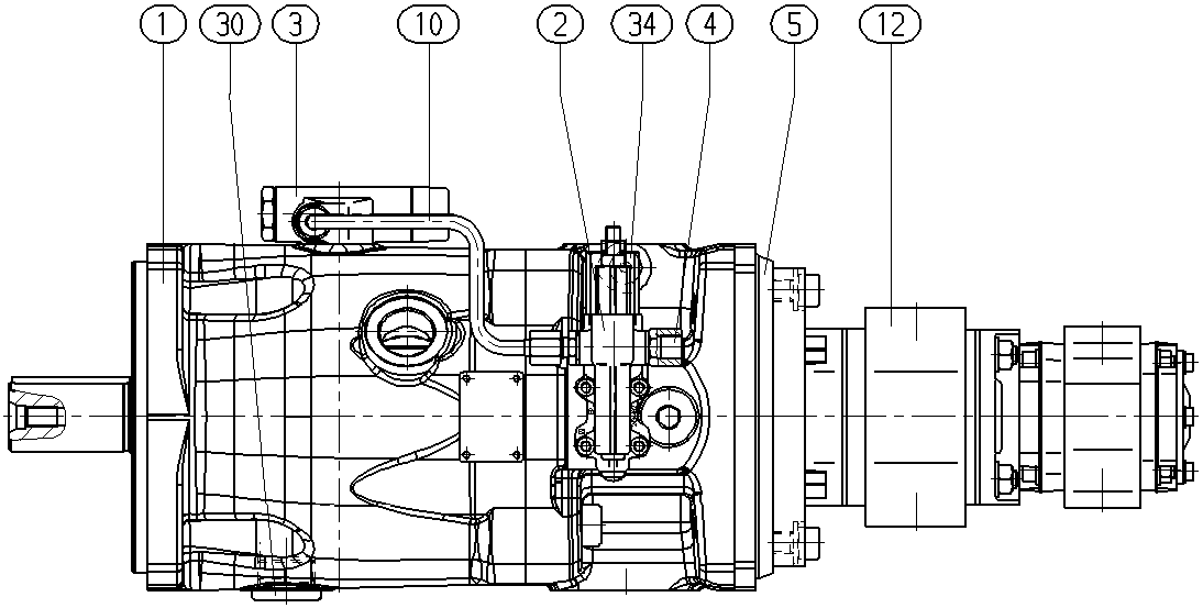 A A10VSO100LA7DS/32R-VPB22O83 — Zeichnung
