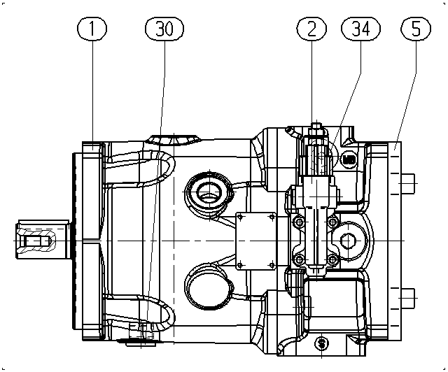 A A10VSO 71 DR /32R-VPB32U99 — Zeichnung