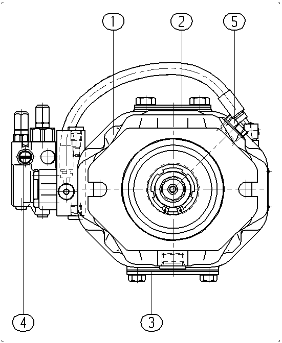 APA10VO100DFR1/31R-PWC62K07-S1319 — Zeichnung