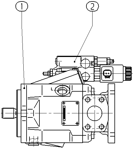A A10V O 28ED 72/52R-VSC62K01 T — Zeichnung
