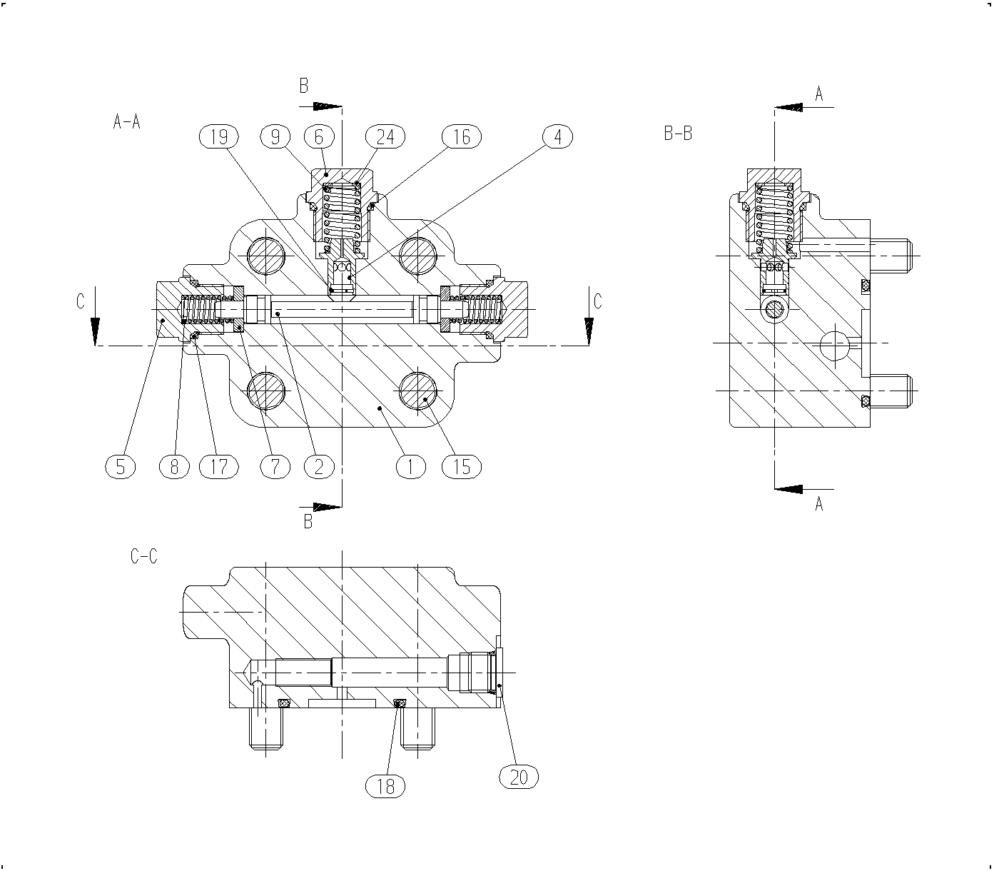 FLUSH/BOOST PRESSURE VALVE — Zeichnung