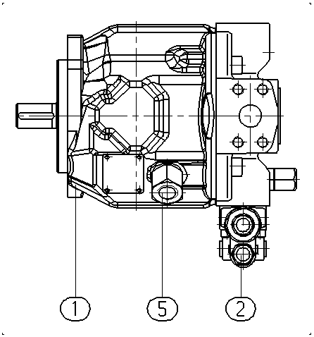 A A10V O 71 DR /31R-PPC12N00K — Zeichnung