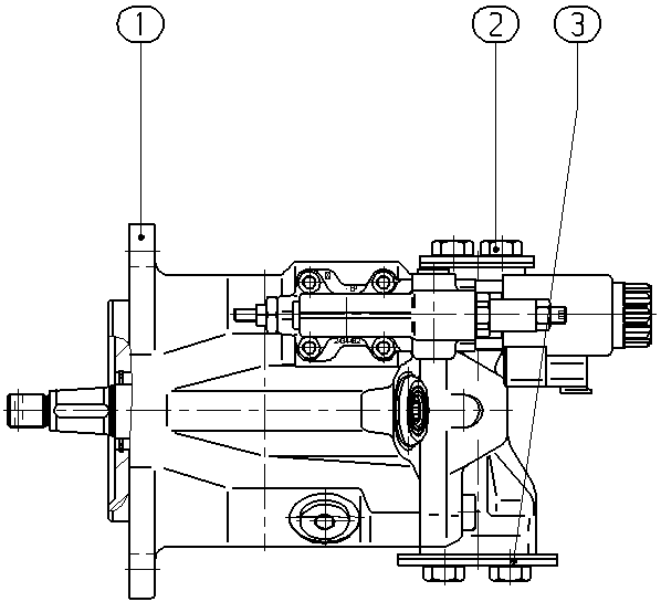 AL A10VNO 45ED 72/52R-VCC12N00P -S2764 — Zeichnung