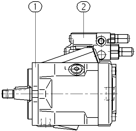 AL A10V O 28 DFR1/52L-VCC64N00 -S2531 — Zeichnung