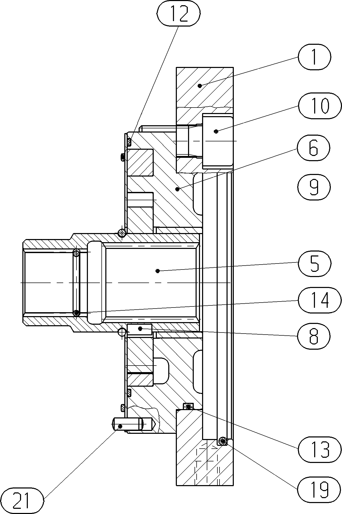 INTERNAL GEAR PUMP — Zeichnung