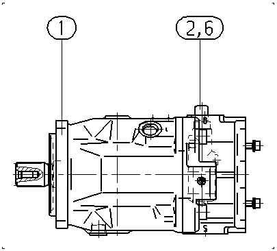 AH A10V O140 DRG /31L-PSD12K01 -SO679 — Zeichnung