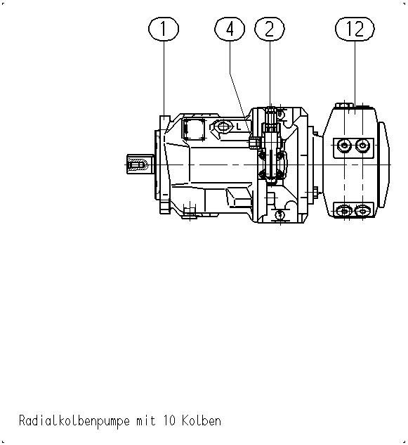 A A10VSO 45 DFR /31R-PPA12C07 — Zeichnung