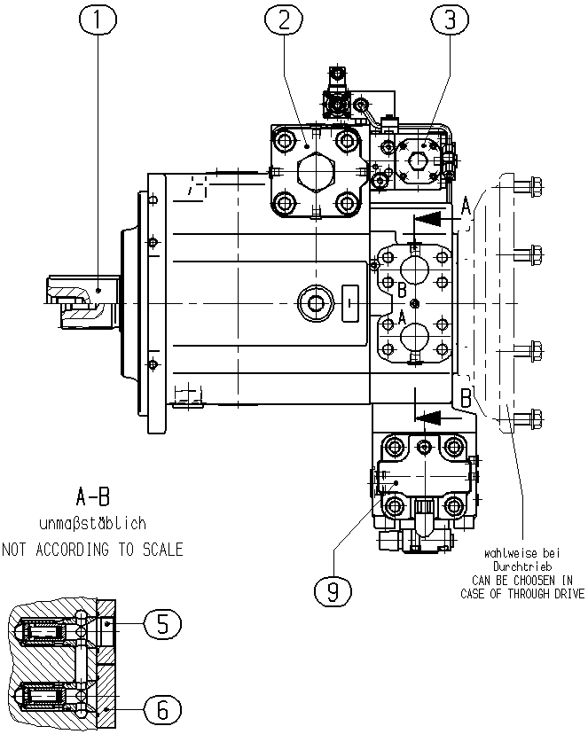 P A4VSG 750 HD1T /30R-VPH10KB79N — Zeichnung