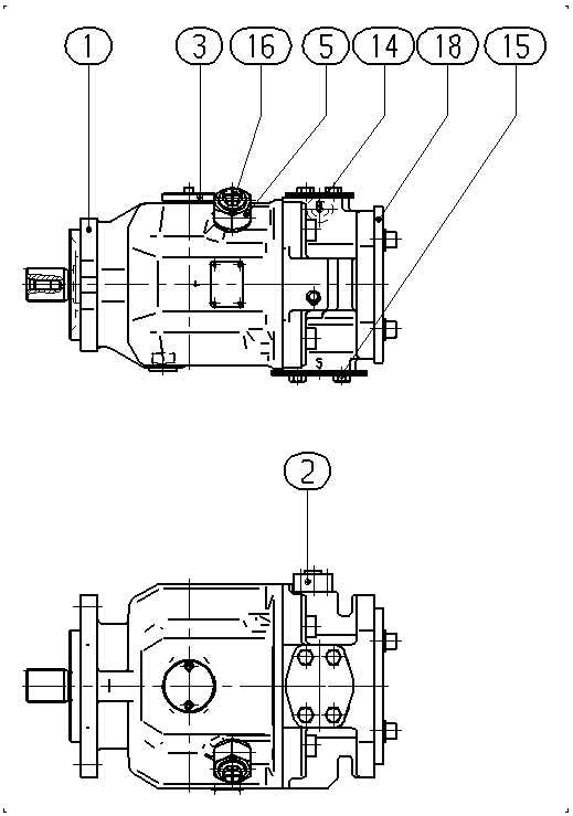 A A10VSO100 DFEH/31L-PSC12KC3 — Zeichnung