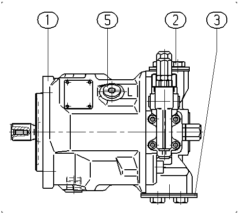AL A10V O 71 DR /31R-VSC92N00 -S2107 — Zeichnung