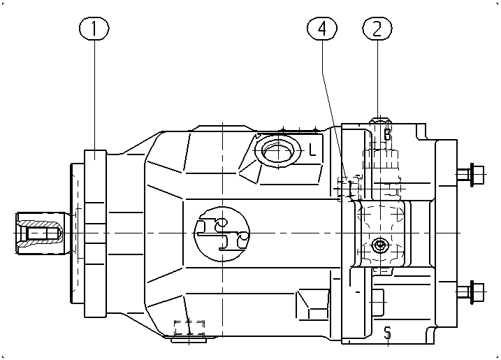 AXIAL-PISTON PUMP — Zeichnung