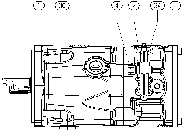 A A10VSO 71 DRG /32R-VPB22U99 — Zeichnung