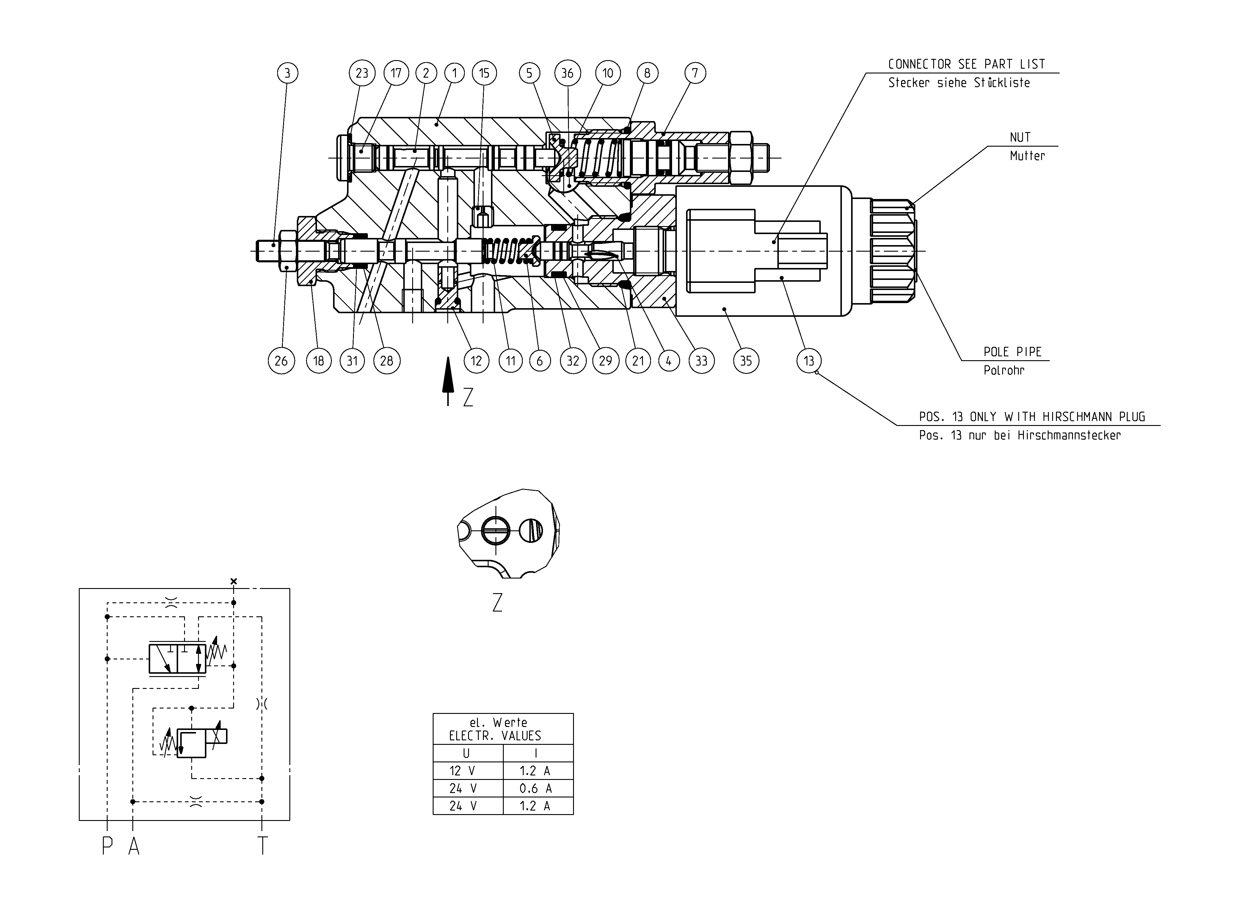 CONTROL VALVE — Zeichnung