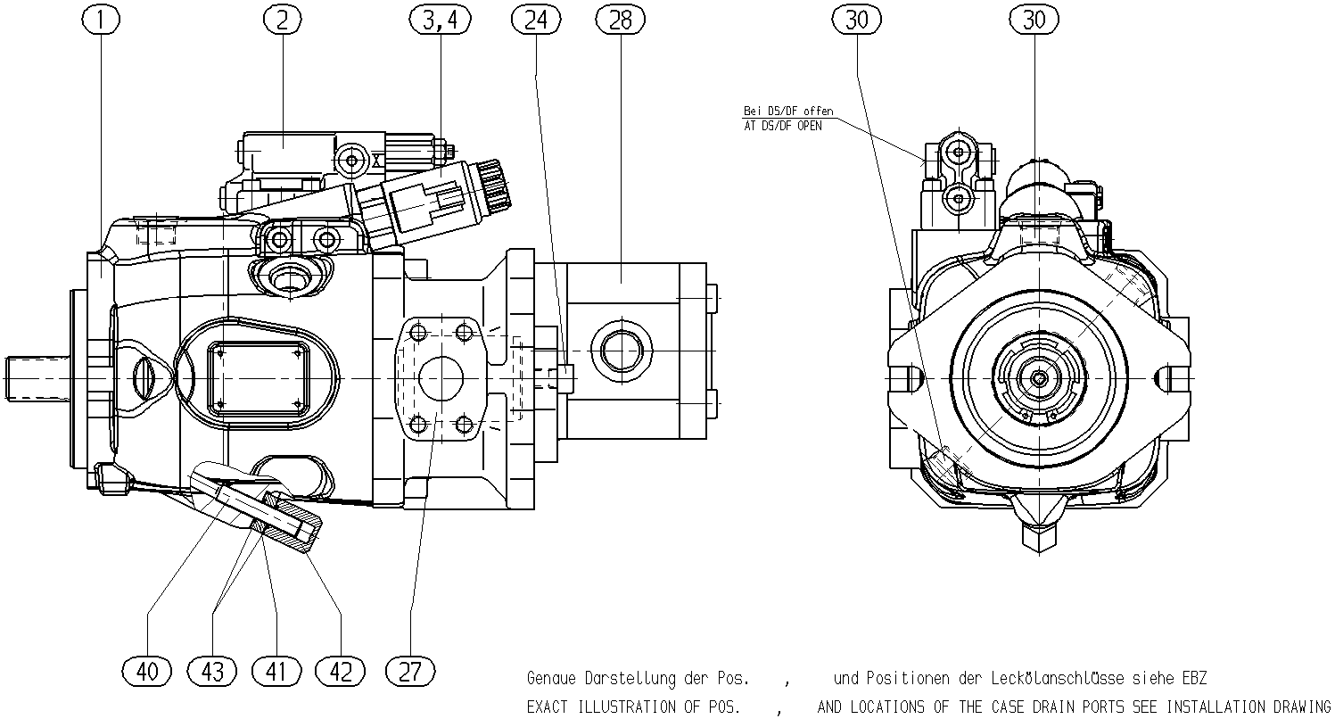 A A10V O63EK1DS/53L-VSD12H00P -S2687 — Zeichnung