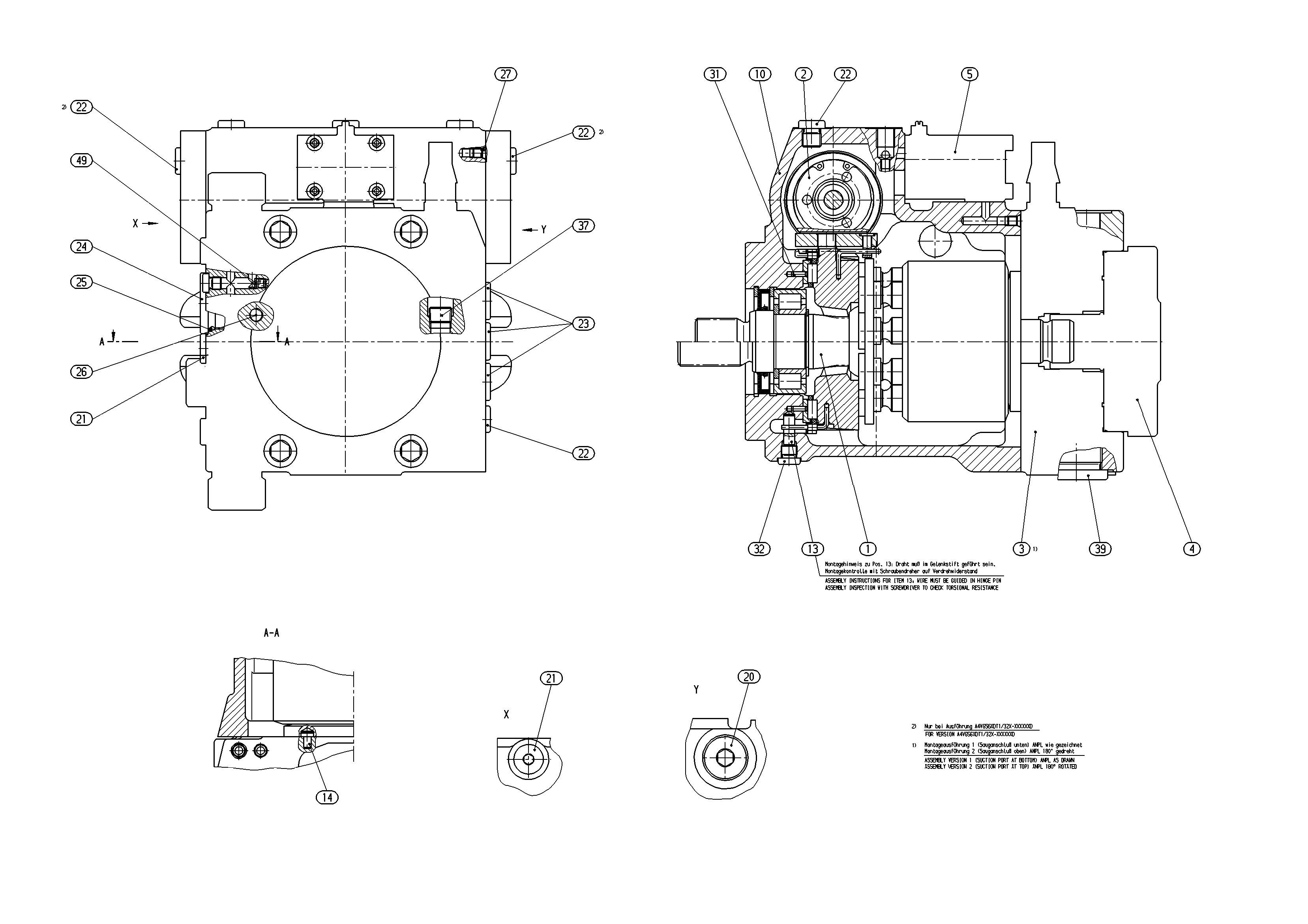 AA4VG56EP1D1/32R-NTC52K075EC-S — Zeichnung