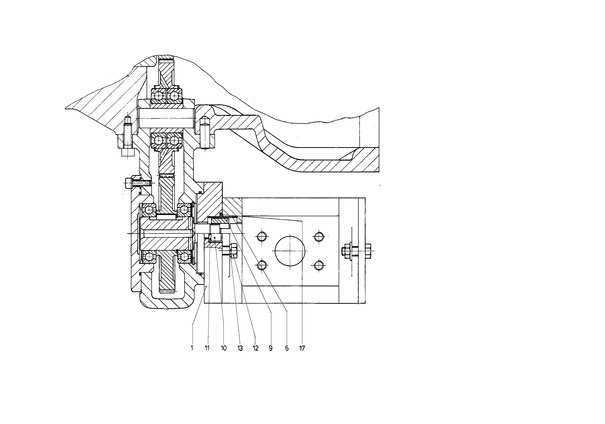 HYDRAULIC GEAR PUMP — Zeichnung
