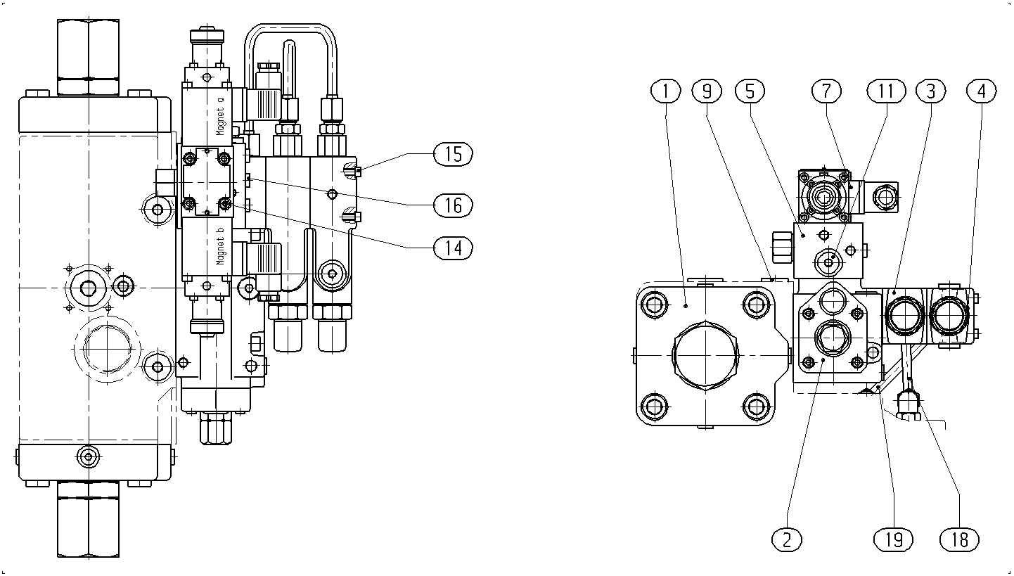 V A4VSG 355 HD3DT /30R-V -SO525 — Zeichnung
