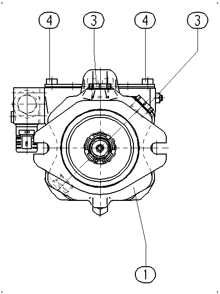 AL A10V M 45 EZ6 /52W1-VSC95N000 -S1674 — Zeichnung