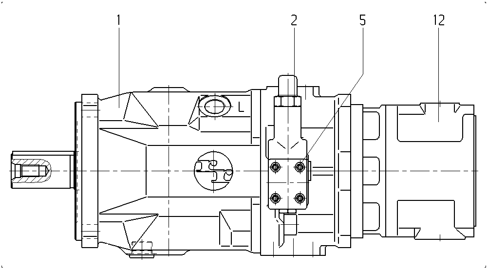 AA10VSO140DR/31R-PPB12W40 — Zeichnung