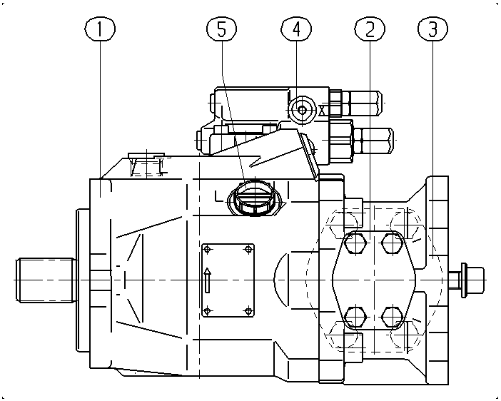 AL A10V O 60 DFR /52L-VWC62K01 -S1052 — Zeichnung