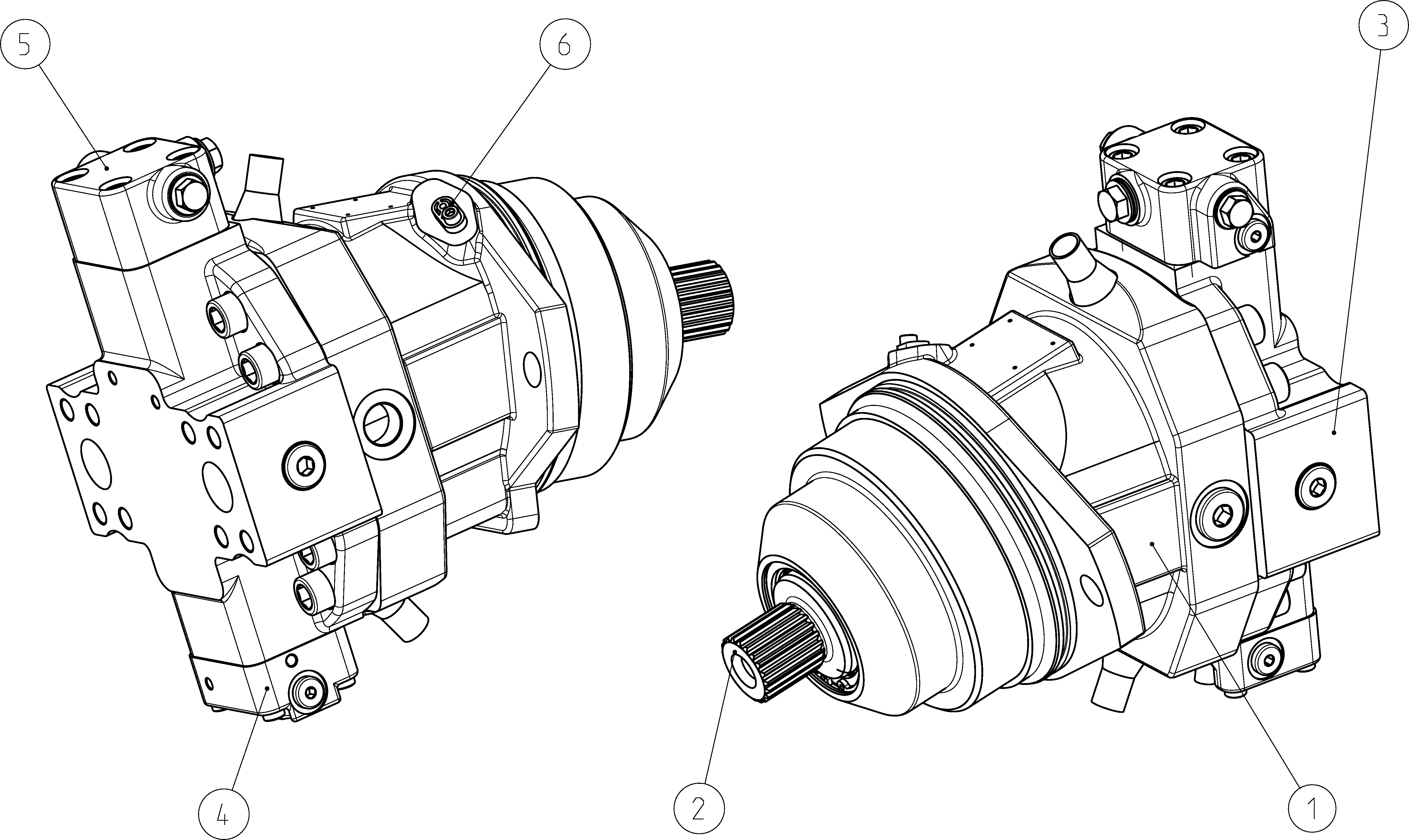 A6VE160HA2/63W-VZL017U0A-S — Zeichnung
