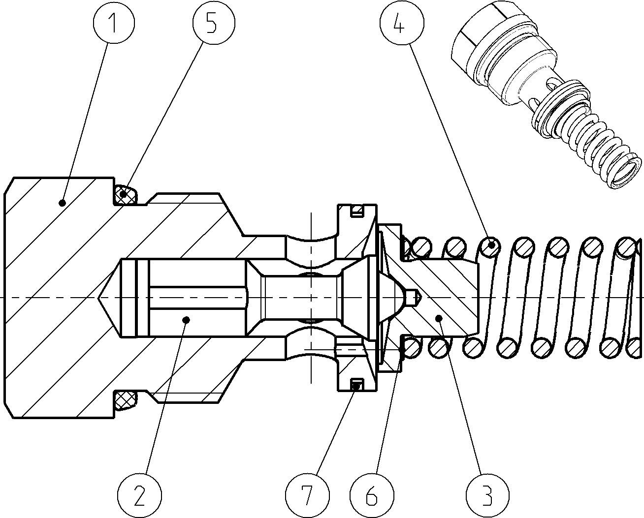 PRESSURE RELIEF VALVE — Zeichnung