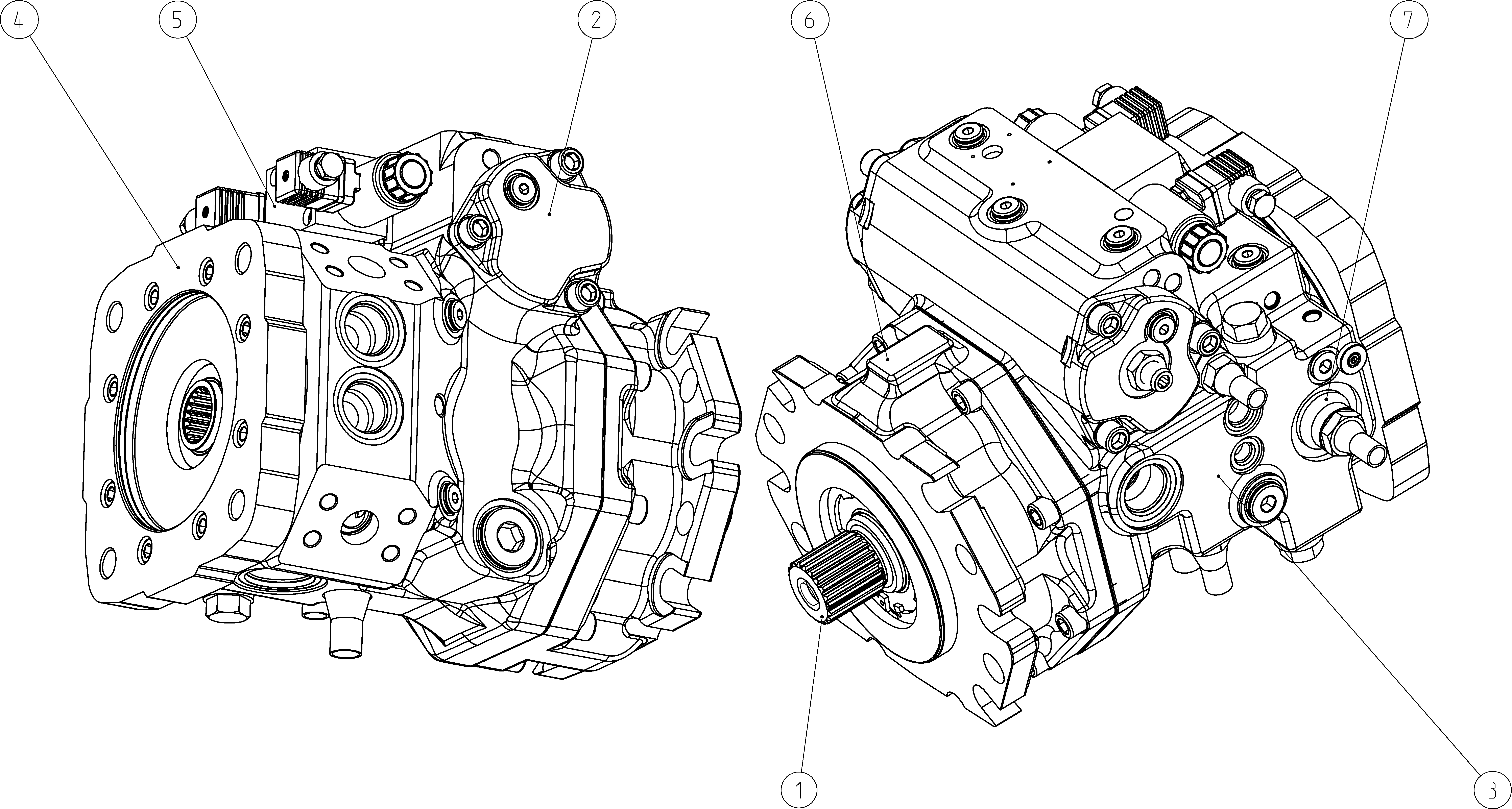 A4VG110DA2DH0T6/40MLND6A11FD4V8BD00-S — Zeichnung