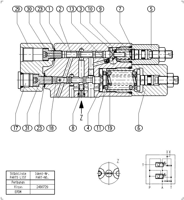 CONTROL VALVE — Zeichnung