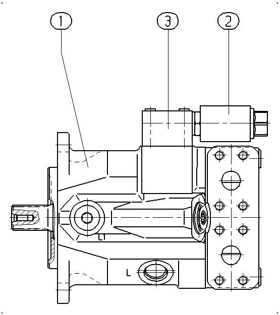 A A10V M 45 EZ2 /52W1-VRC60N000 — Zeichnung