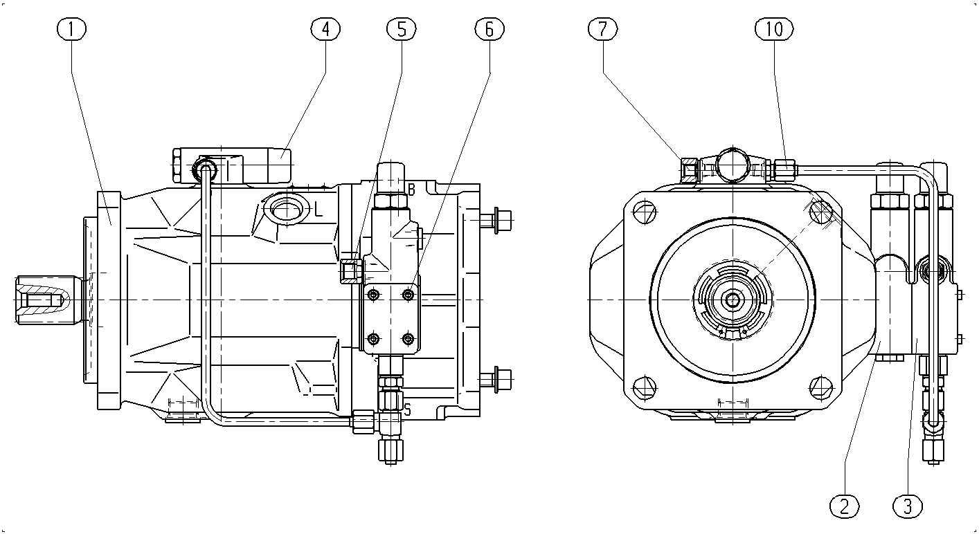 A A10V O140 FHD /31R-PSD62K68 — Zeichnung