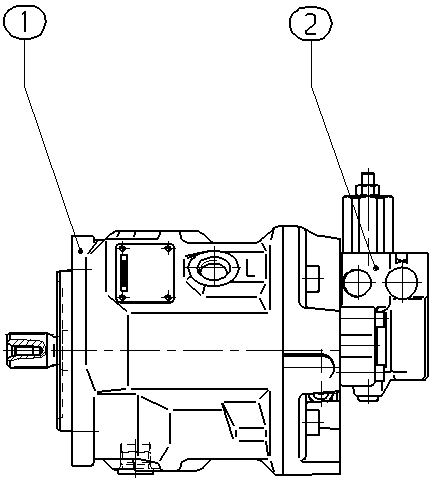A A10V O 28 DR /31R-VSC61N00 -S4501 — Zeichnung