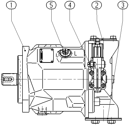 AL A10V O 71 DFR1/31R-VSC92N00 -SO413 — Zeichnung