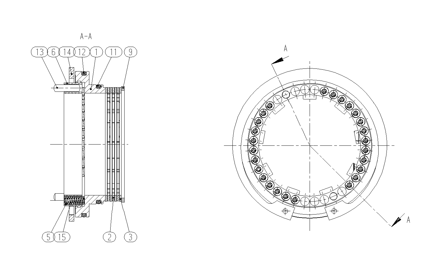 THRUST RING — Zeichnung