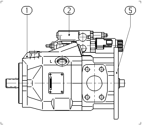 A A10V O 45ED 72/52R-VWC12K68P -SO200 — Zeichnung