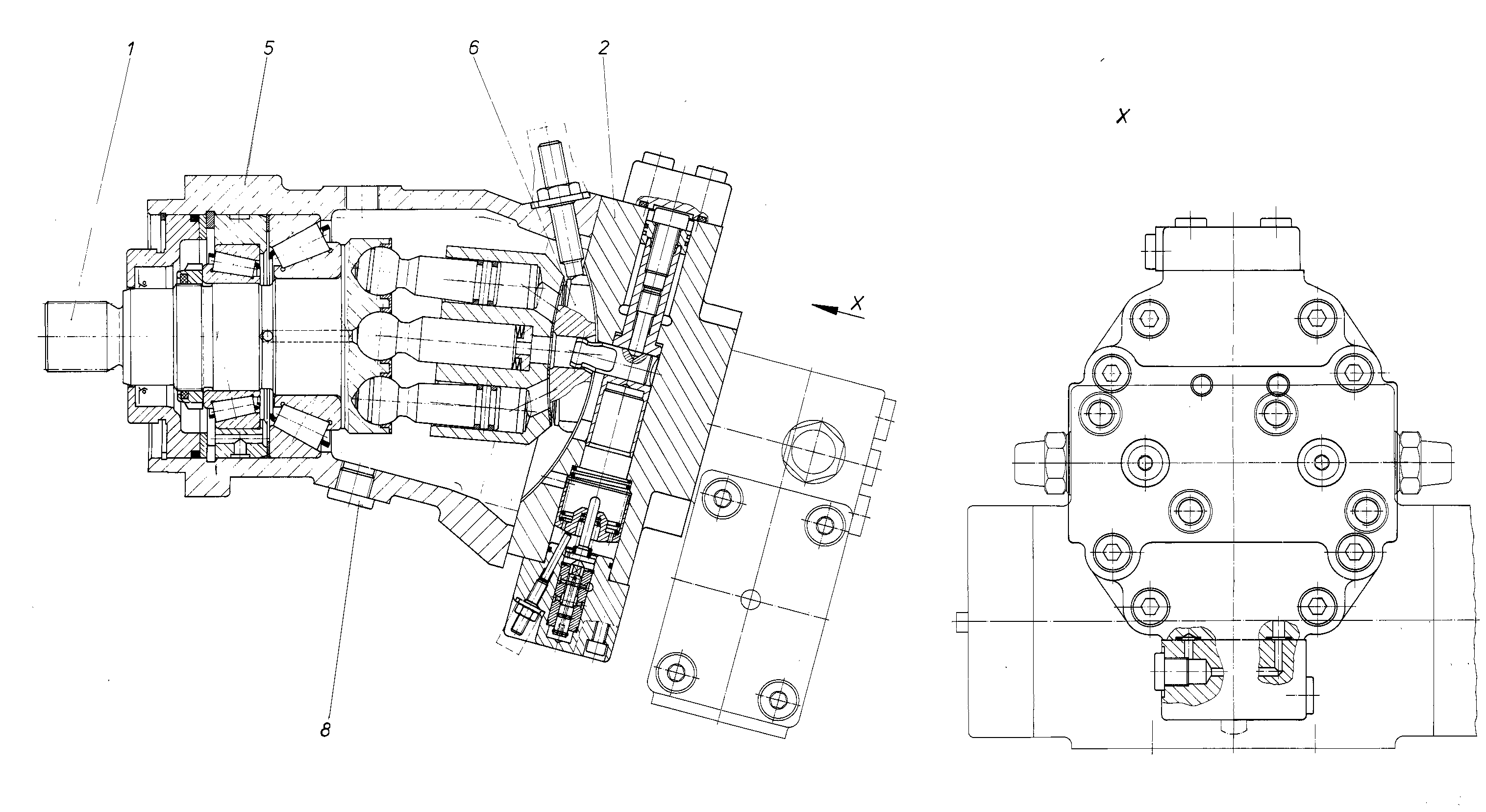A6VM55HA1/62W-NZB380A — Zeichnung