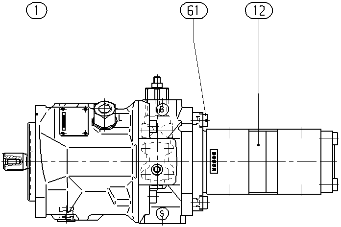 A A10V O 28 DR /31L-VRC12G88 — Zeichnung