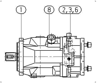 AH A10V O140 DRG /31L-PSD12K07 -SO808 — Zeichnung