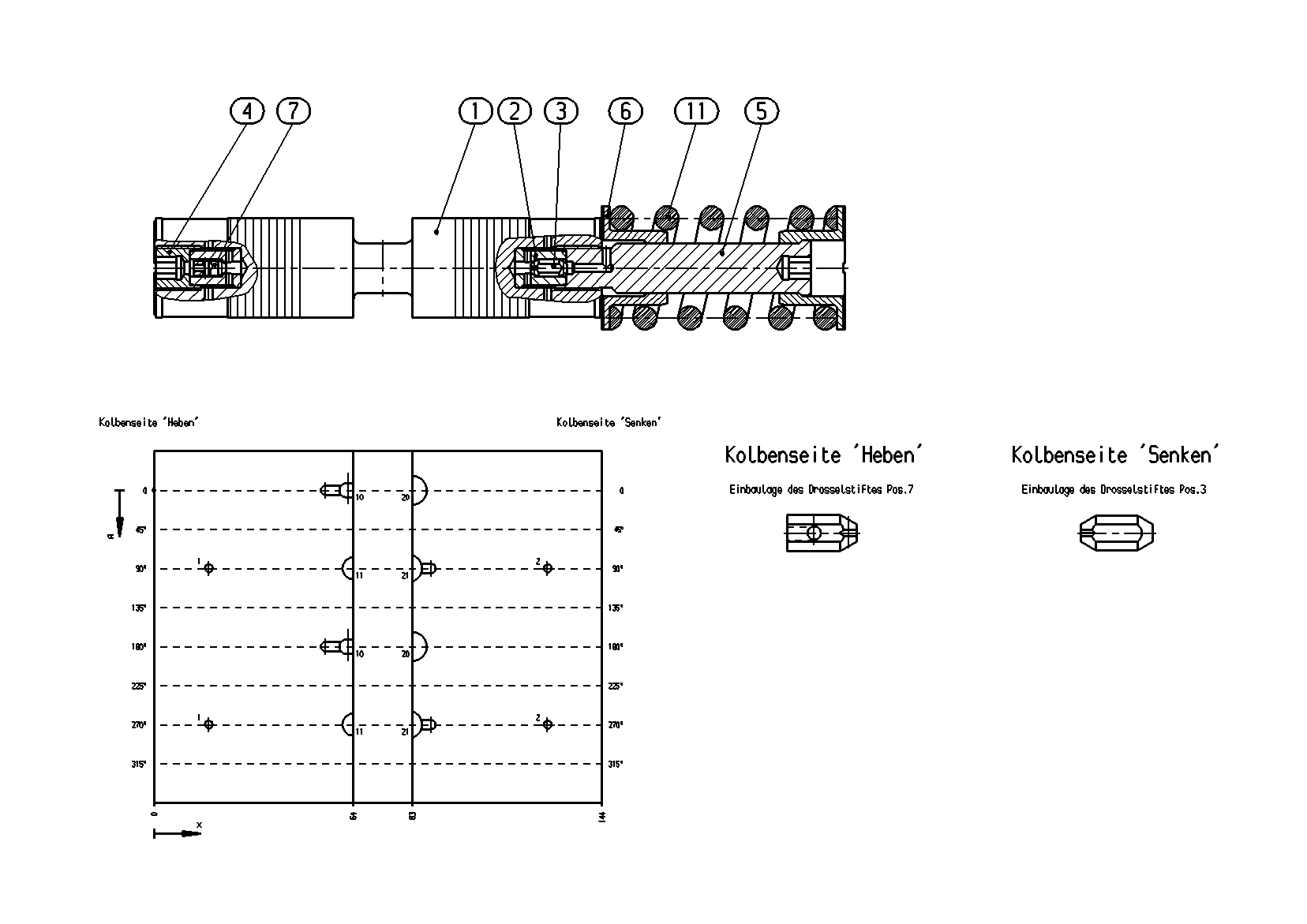 BRAKE PISTON — Zeichnung