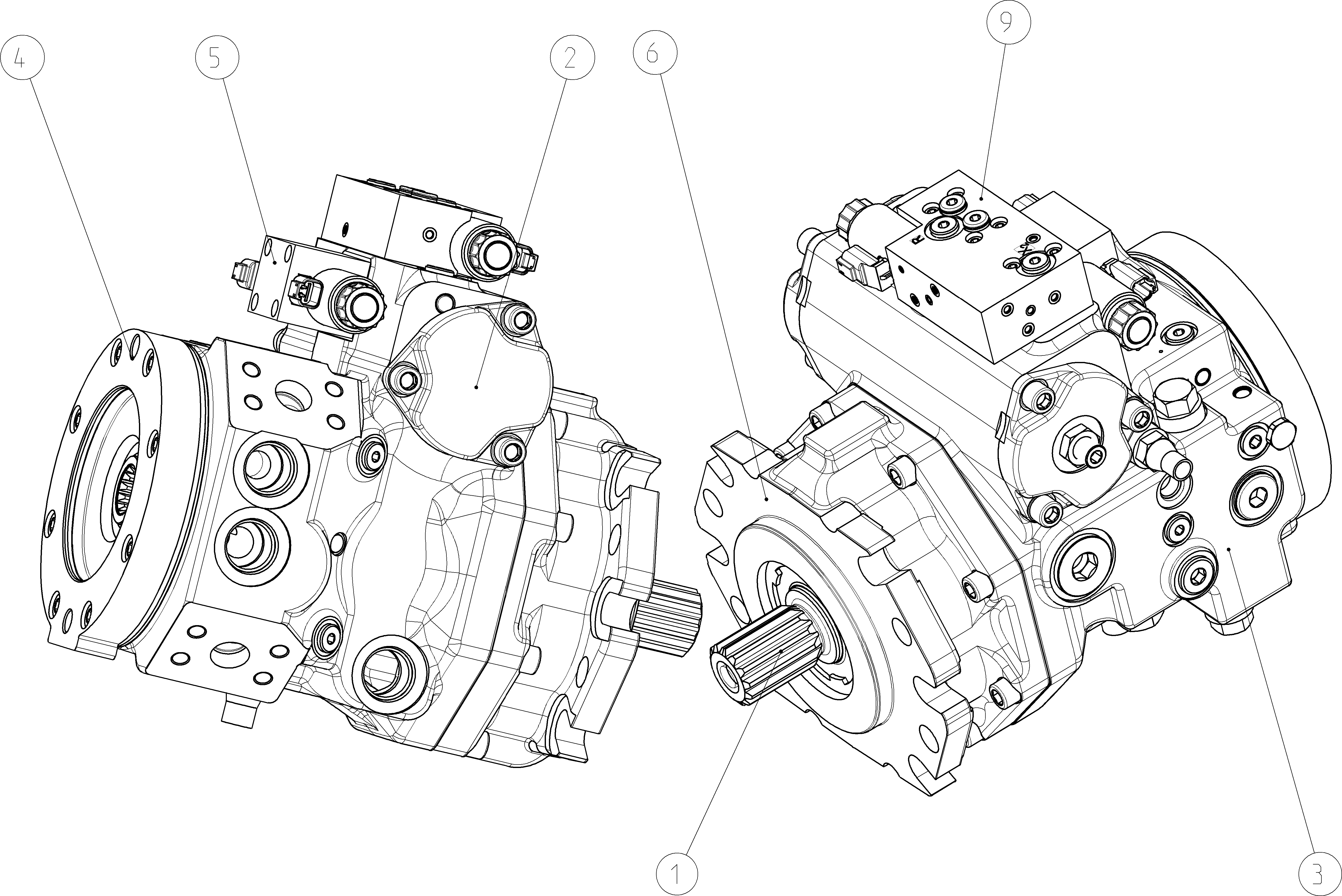 A4VG110EV2DP000/40JRND6T11FC1S7AD00-Y — Zeichnung