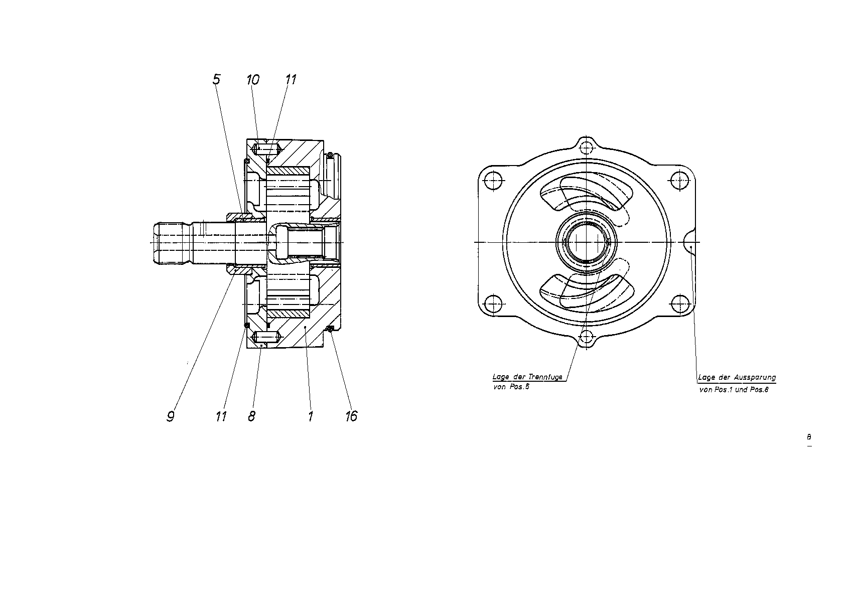 INTERNAL GEAR PUMP — Zeichnung