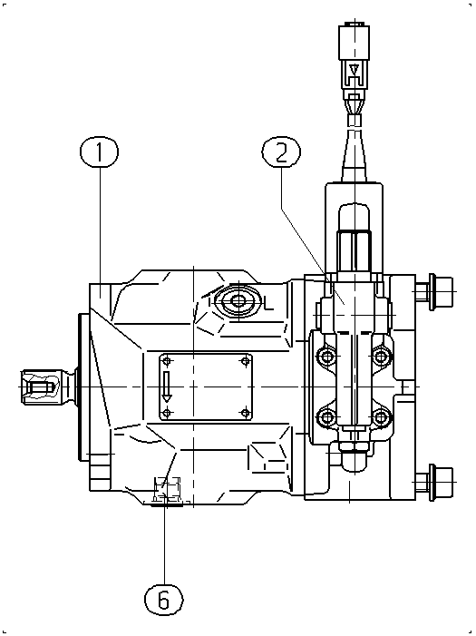 AXIAL-PISTON PUMP — Zeichnung