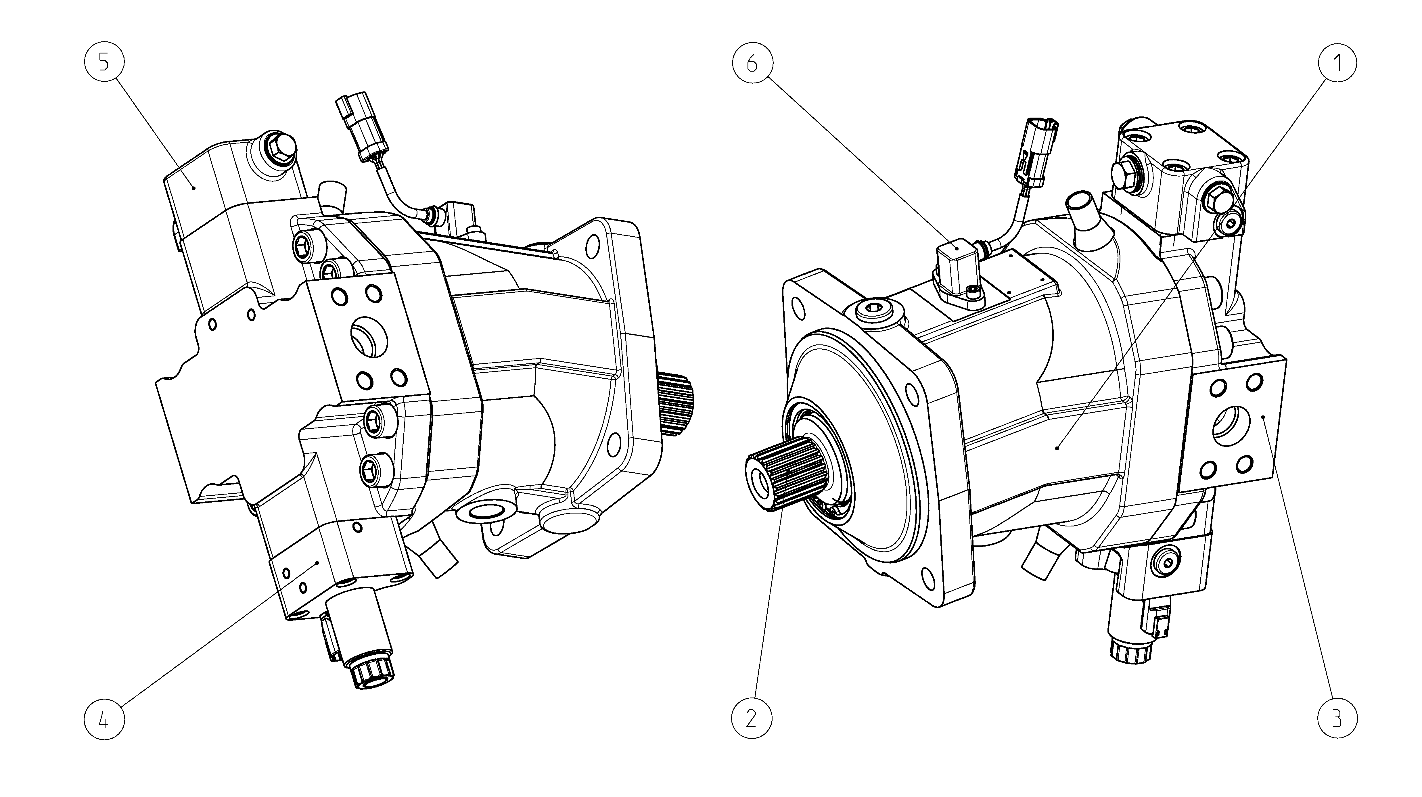 A6VM160EP2/63W-VZB027HPA — Zeichnung